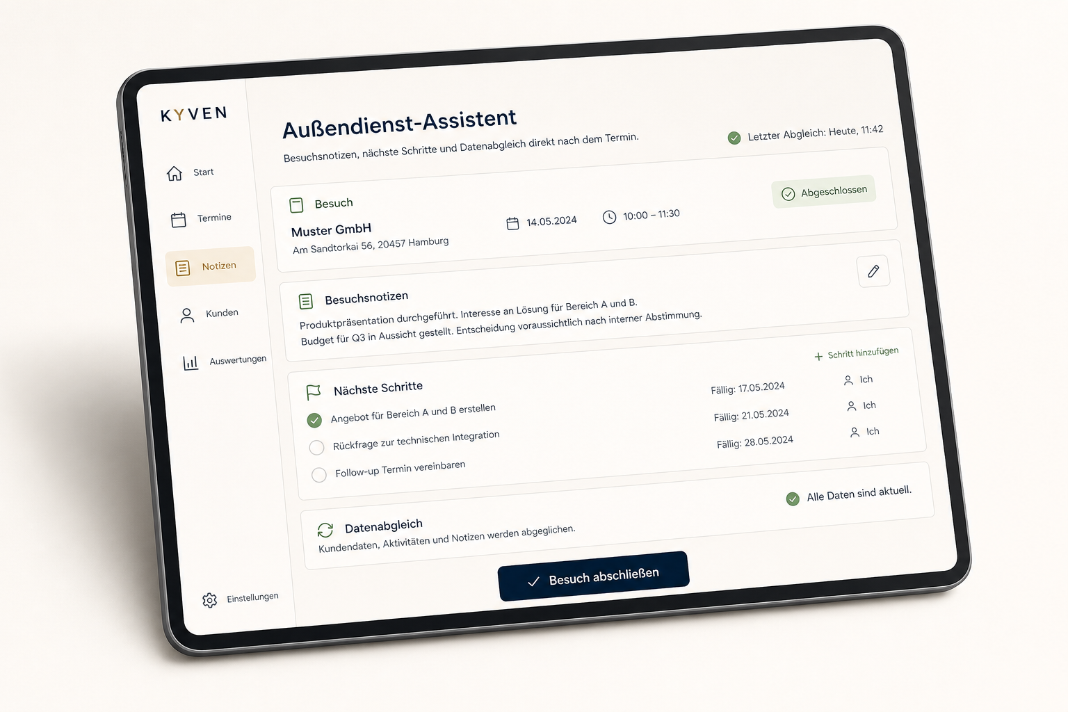 Außendienst-Assistent