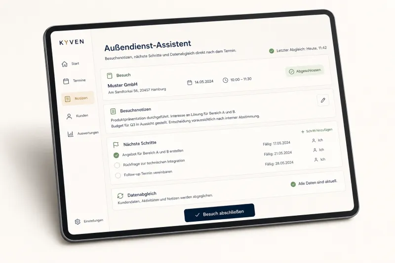 Außendienst-Assistent
