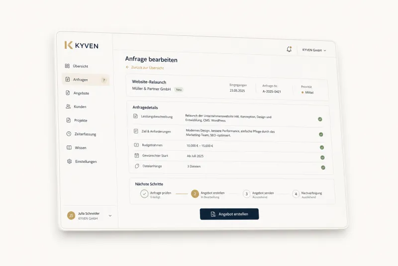 Interne Web-App